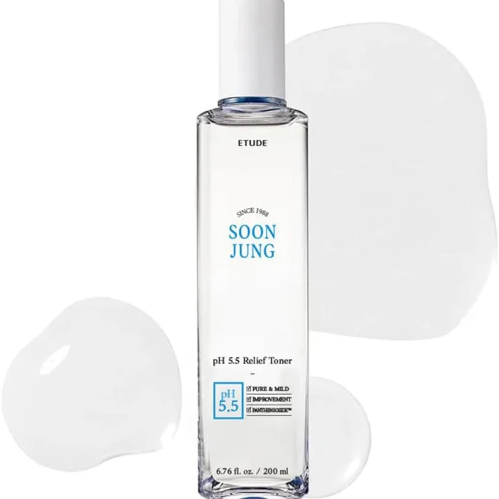 ETUDE Soon Jung Relief Toner pH 5.5 - Tónico Hidratante para Piel Sensible