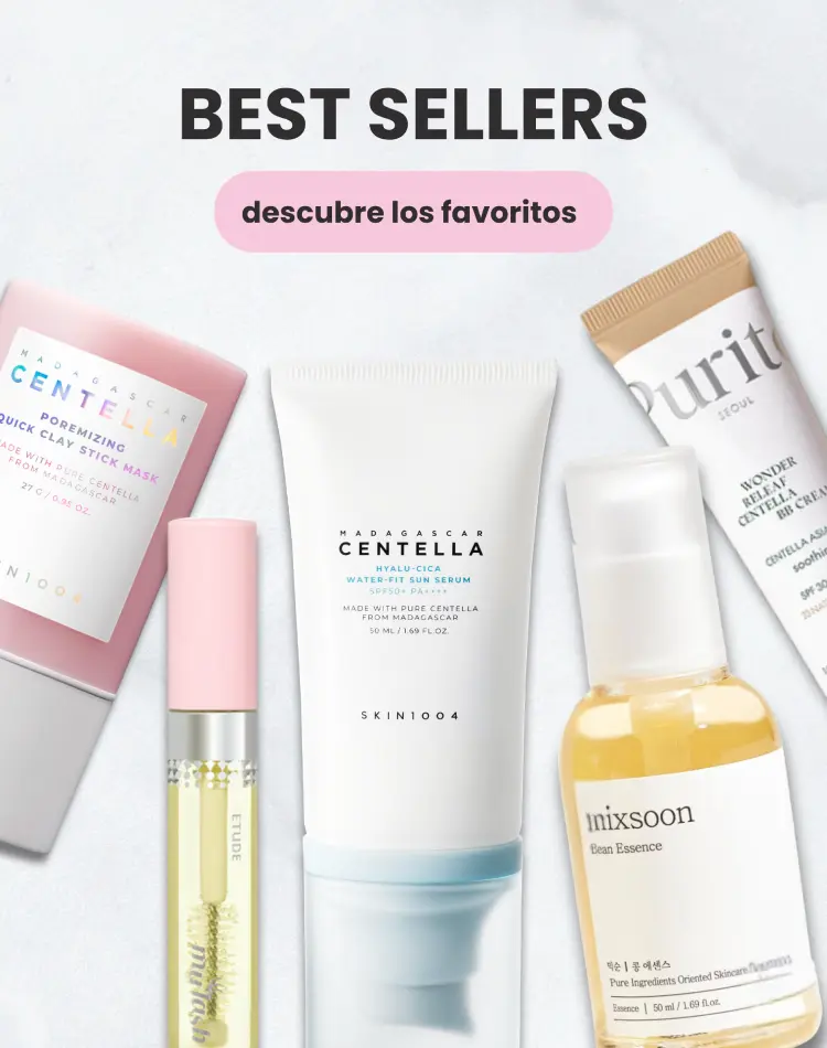 Productos best sellers de skincare coreano en Guatemala