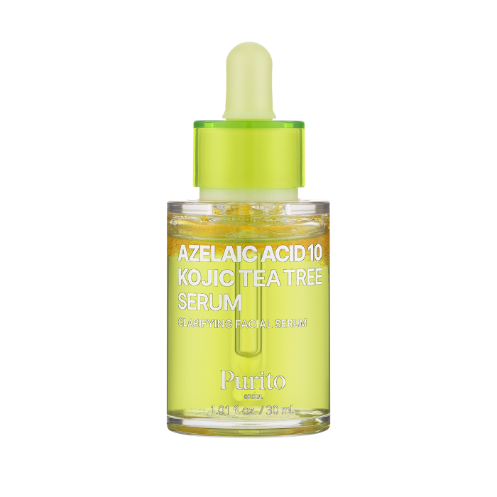 PURITO Azelaic Acid 10 Kojic Tea Tree Serum 30ml - Suero de Ácido Kójico + Ácido Azelaico
