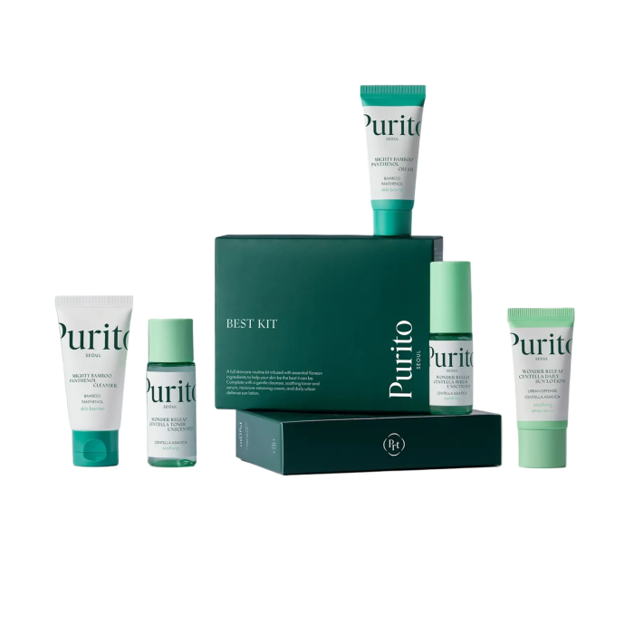 Purito Seoul Best Kit - Kit de viaje de 5 pasos de Purito