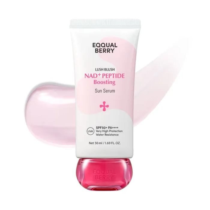 EQQUALBERRY NAD+Peptide Boosting Sun Serum - Bloqueador Solar con Péptidos